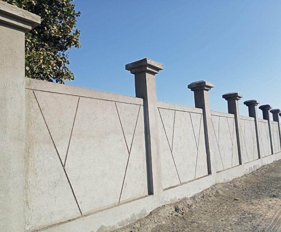 Compound Wall of Bio-Surge Healthcare India – 1